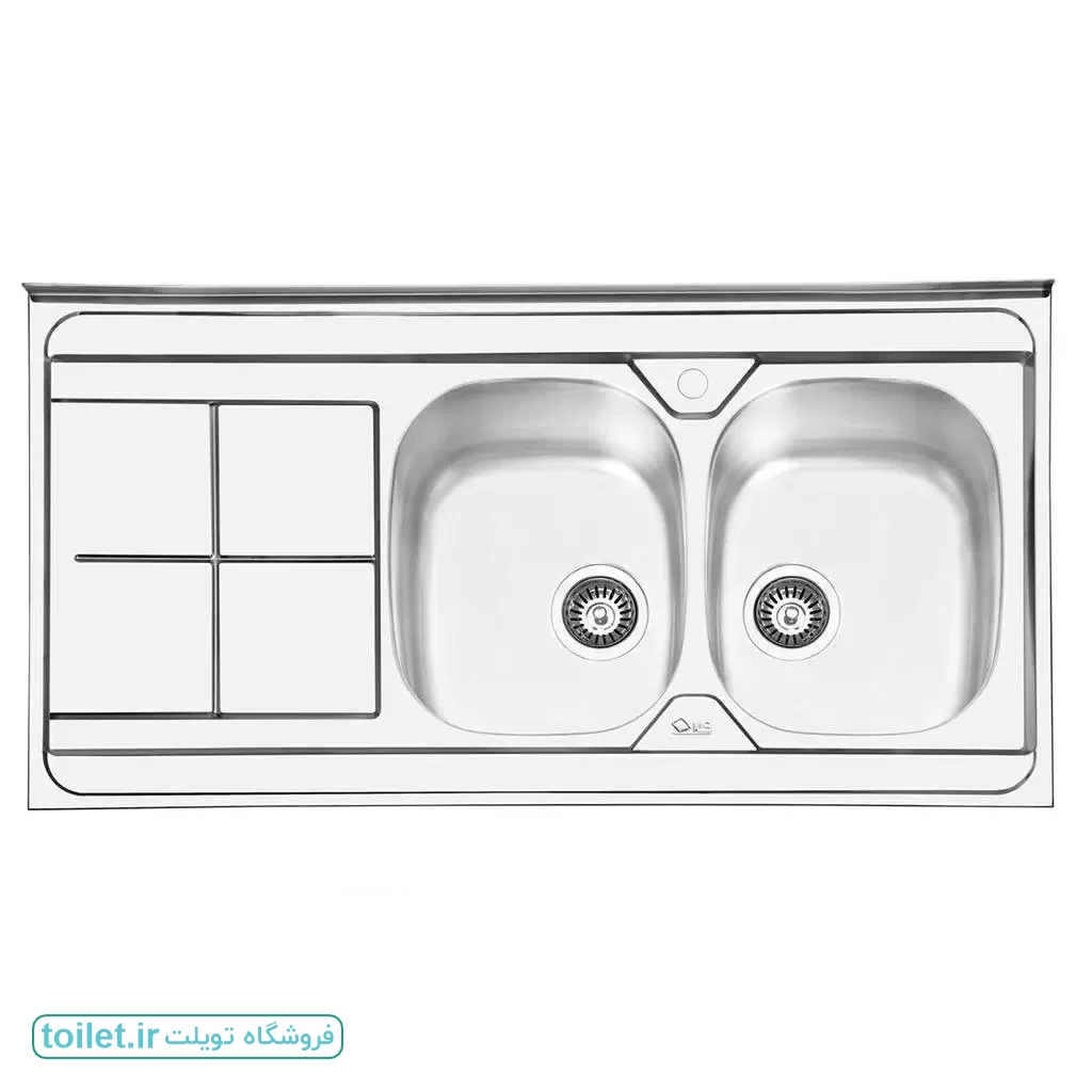سینک ظرفشویی ایلیا استیل مدل 1041 استیل سینک ظرفشویی ایلیا استیل مدل 1041 استیل